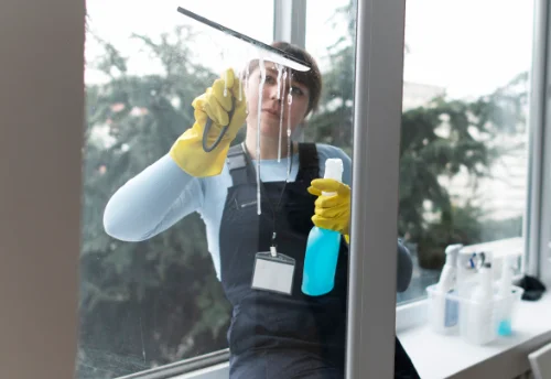Nettoyage de vitres intérieures et extérieures à Saint-Martin-le-Beau